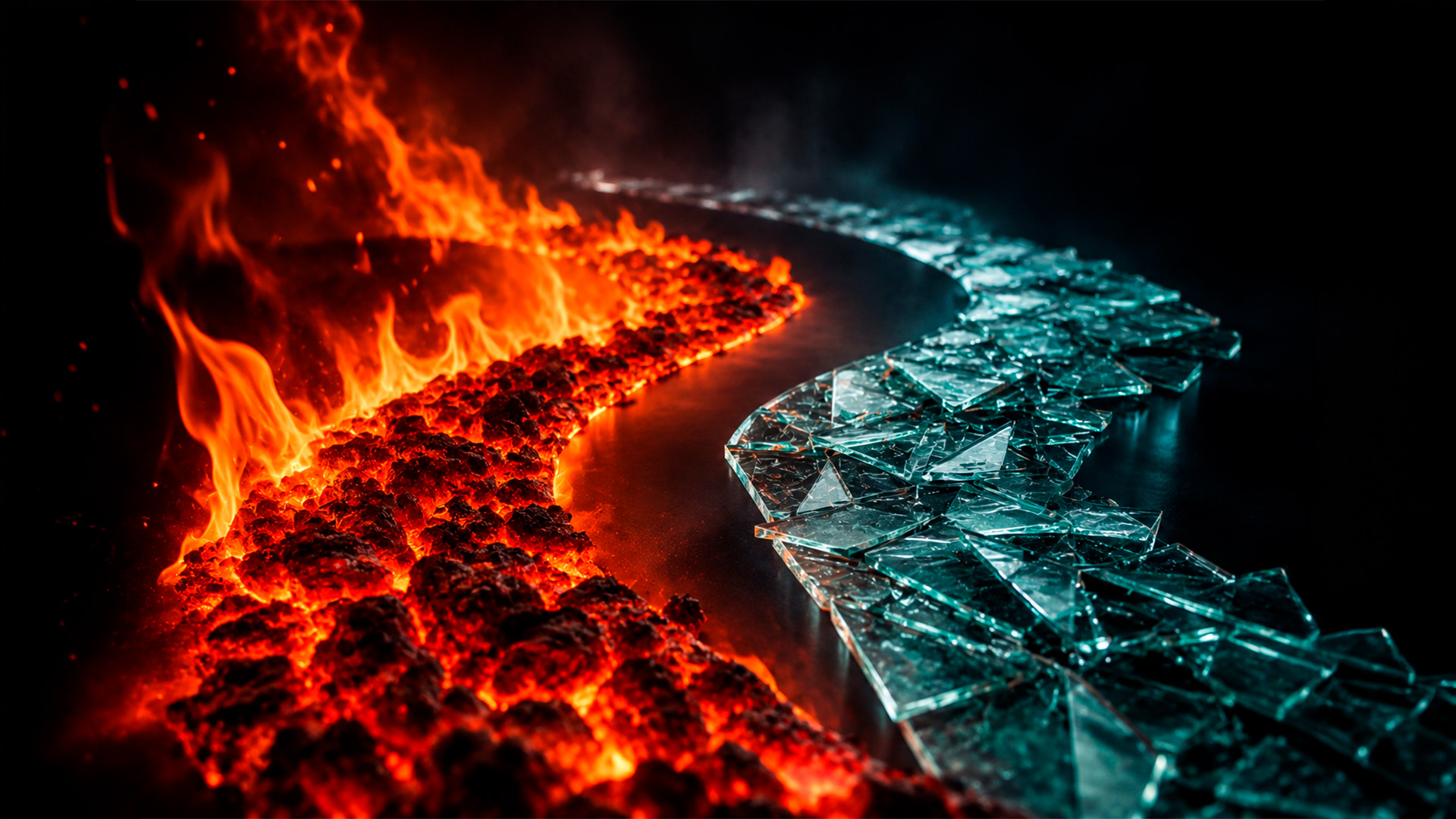 Fire & Glass Walking